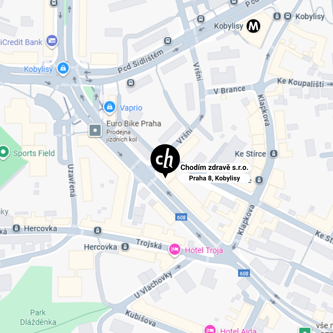 Mapa Praha 8, Vršní 1898/2