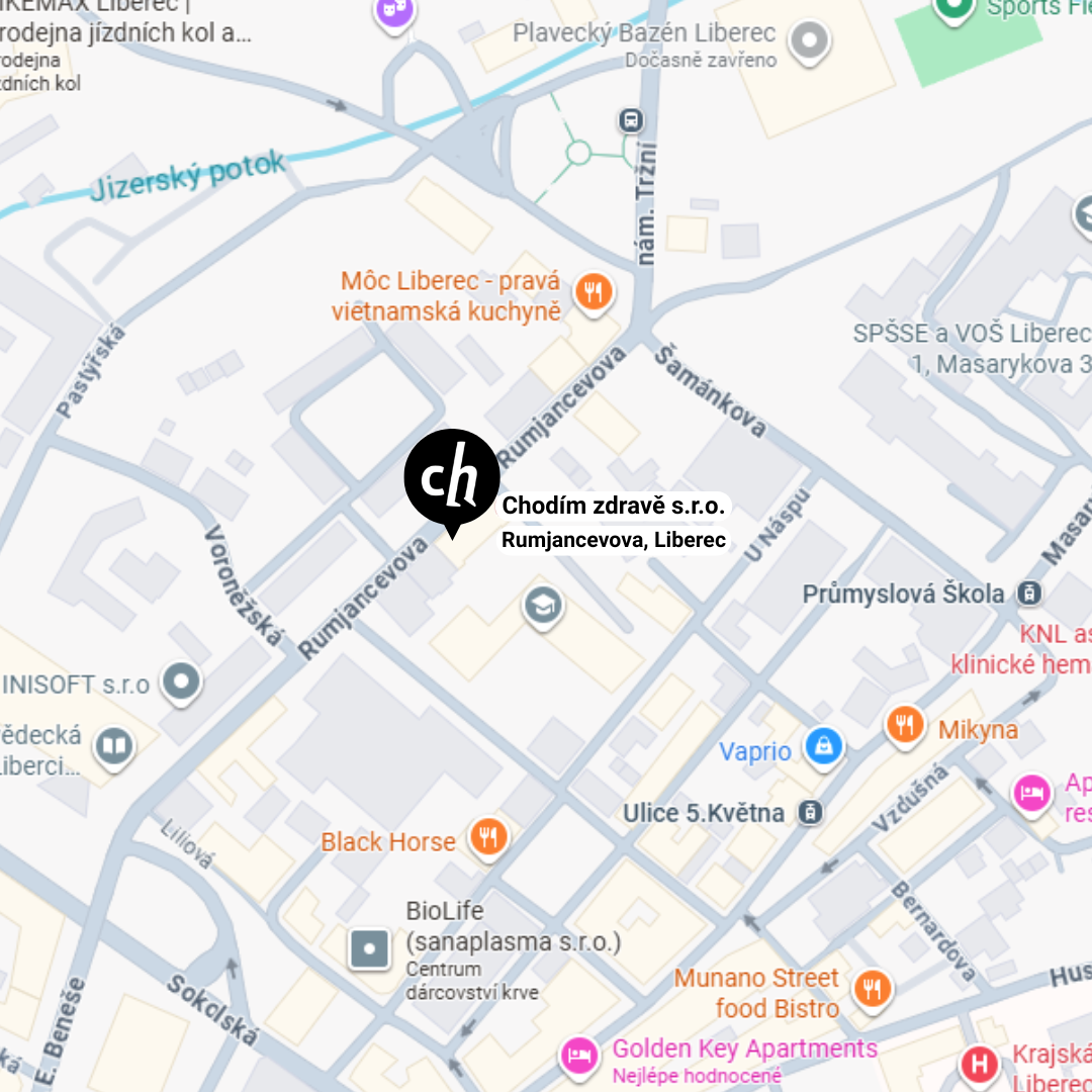 Mapa Liberec, Rumjancevova 16